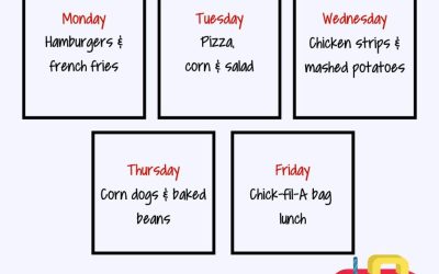 Daily Lunch Menu
